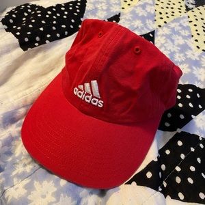 Red Adidas hat